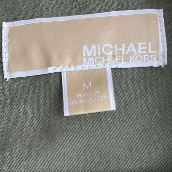 Micheal Kors Olive Green Utility Jacket - Picture 8 of 9